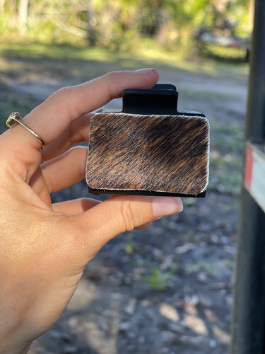 Small Cowhide Clip #1