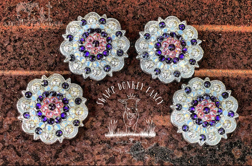 Purple Velvet, Light Rose, & White Opal
