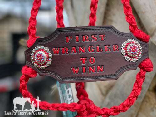 Customized Muletape Bronc Halter