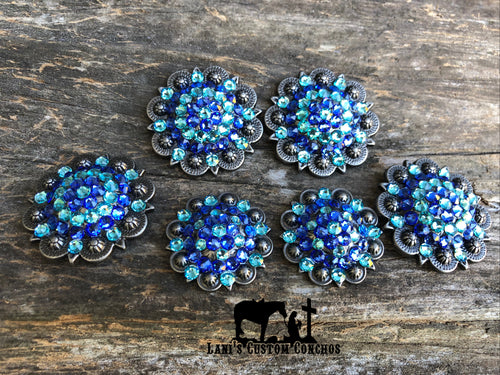 Sapphire & Light Turquoise