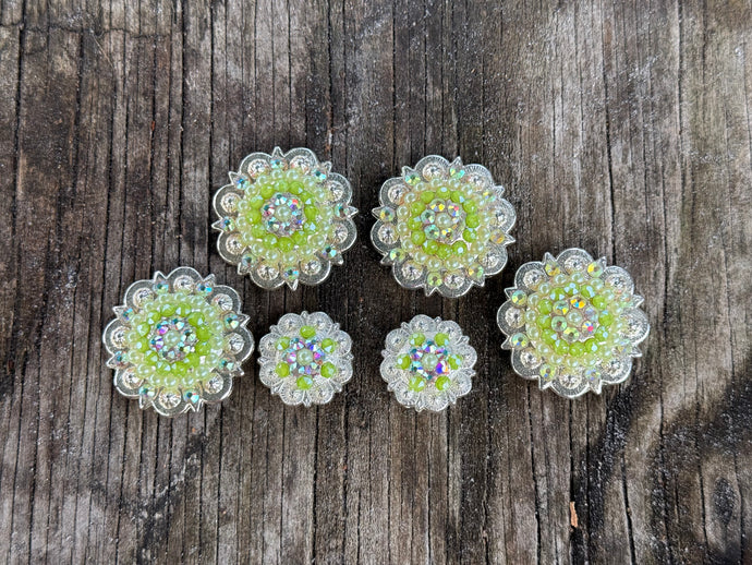 Lime Zest Saddle Set & Hardware