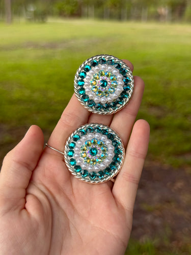 Mermaid Tears Conchos 1 1/2” (Pair)