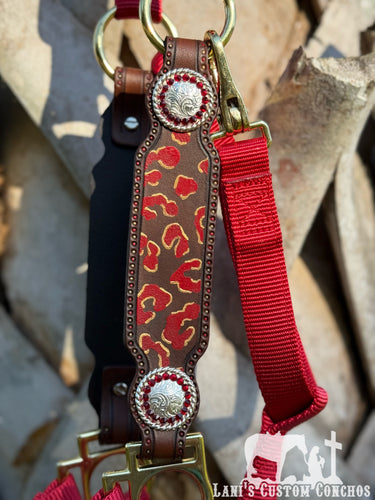Red Cheetah Halter Average