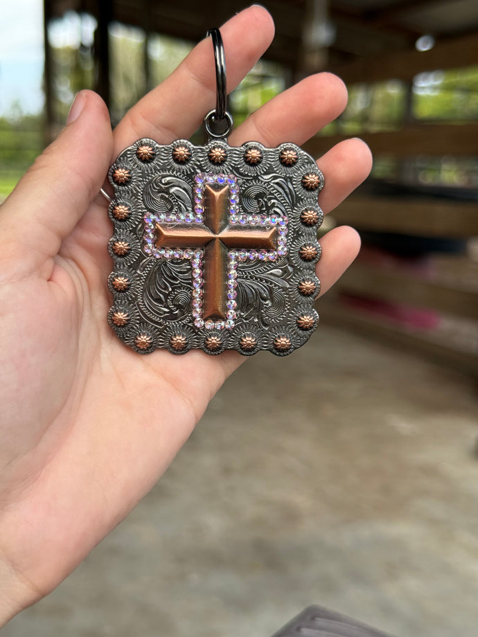 AB Concho Keychain 2 1/4”