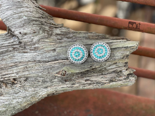Pearl & Light Turquoise