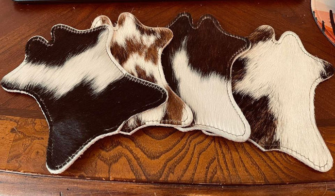 Cowhide Coaster