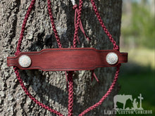 Burgundy Paracord Elegance Halter