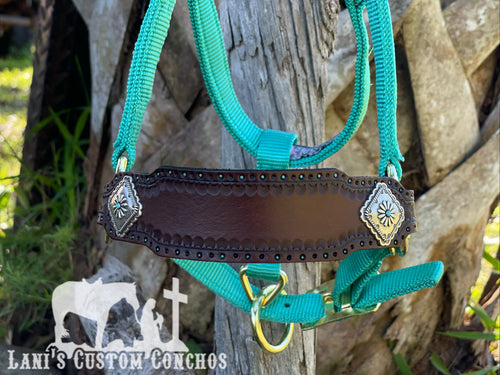 Southwestern Turquoise Pony Halter